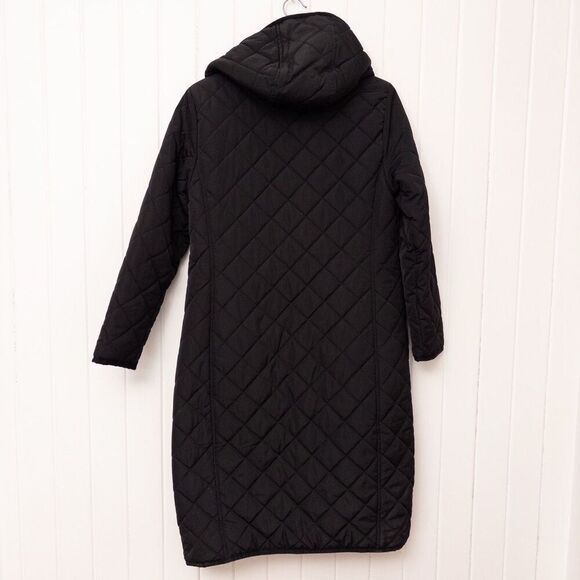 Universal Standard Cotswolds Reversible Puffer Coat Black/Brown - Picture 8 of 10